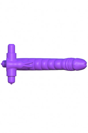 Эрекционное виброкольцо для двойного проникновения Double Penetrator Rabbit