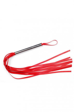 Плеть с металлической рукоятью и латексными лентами SITABELLA BDSM