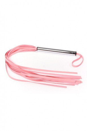 Плеть с металлической рукоятью и латексными лентами SITABELLA BDSM