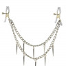 Зажимы на соски с металлическими подвесками Rock Hard Nipple Clamps