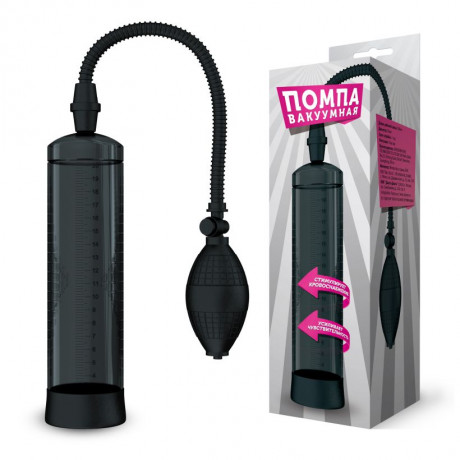 Вакуумная помпа с грушей и эрекционным кольцом