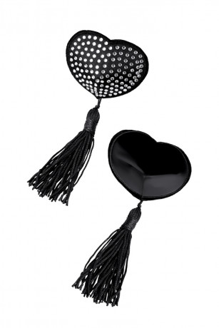 Украшение на соски со стразами и игривыми кисточками