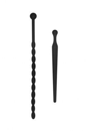 Набор из двух уретральных стимуляторов Beginners Silicone Plug Set