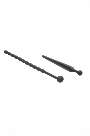 Набор из двух уретральных стимуляторов Beginners Silicone Plug Set