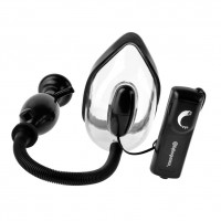 Вакуумная помпа для вульвы Vibrating Pussy Pump с вибрацией