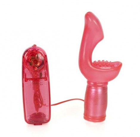 Массажер клитора с вагинальным отростком