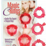 Комплект рельефных колец на половой член MAGIC C-RINGS