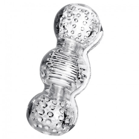 Прозрачная игрушка для мастурбации пениса 15,5 см