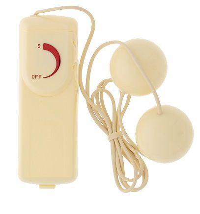 Пластиковые вагинальные шарики с вибратором