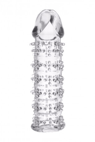 Насадка на фаллос с закрытой головкой и различными стимуляторами