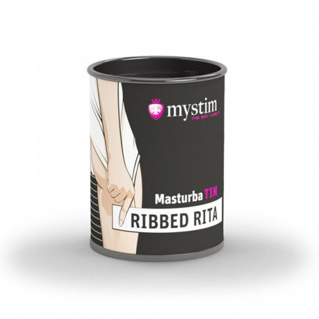 Карманный мини мастурбатор с ребрышками Ribbed Rita