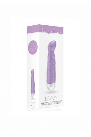 Необычный вибромассажер с ярко выраженным загнутым кончиком G Livvy