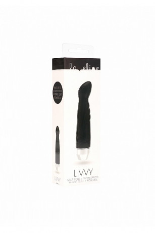 Необычный вибромассажер с ярко выраженным загнутым кончиком G Livvy