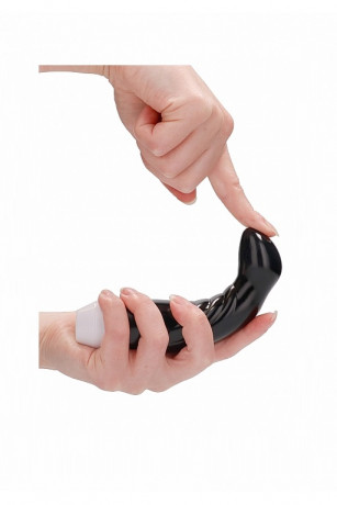 Необычный вибромассажер с ярко выраженным загнутым кончиком G Livvy