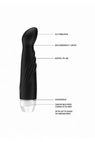 Необычный вибромассажер с ярко выраженным загнутым кончиком G Livvy