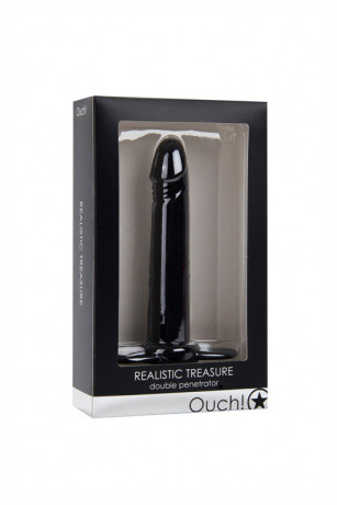 Страпон для двойного проникновения пенетрейшен Realistic Treasure
