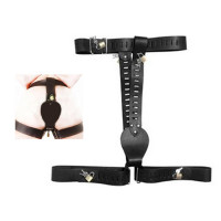 Женский пояс верности с фиксирующими ремнями