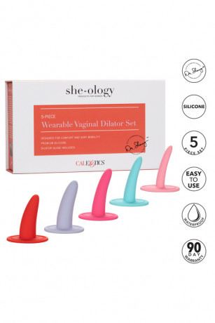 Набор She-ology и 5 универсальных расширителей для активной половой жизни