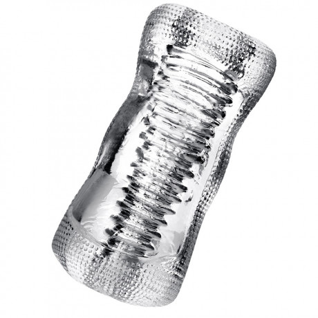 Мягкий прозрачный мастурбатор 14 см