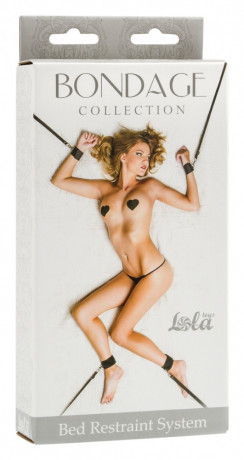 Бондажный набор на кровать для ролевых игр Bed Restraint System
