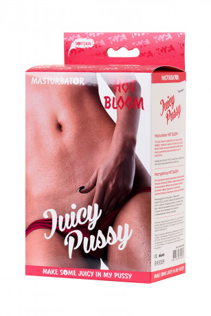 Мастурбатор вагина реалистичной формы из нежного материала Juicy Pussy Hot Bloom