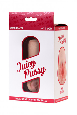 Мастурбатор вагина реалистичной формы из нежного материала Juicy Pussy Hot Bloom