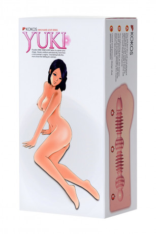 Мастурбатор вагина с мягкой и приятной на ощупь внутренней структурой Yuki