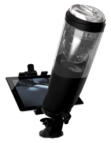 Прозрачный супер-мастурбатор машина с ротацией