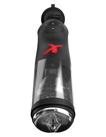 Прозрачный супер-мастурбатор машина с ротацией