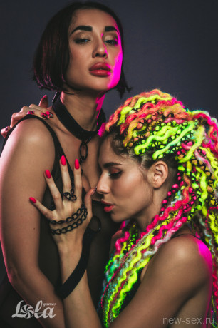 Стильный черный ошейник с поводком на карабине Party Hard Sin