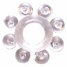 Упругое эрекционное колечко с шариками Rings Bubbles