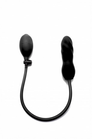 Анальный-массажер надувной Inflatable Silicone Twist