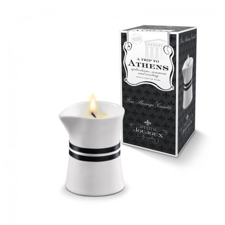 Массажная свеча с ароматом муската и пачули Petits Joujoux Athens