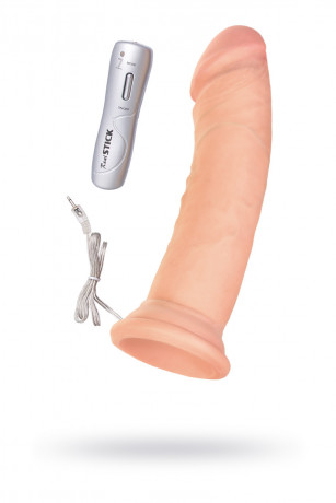 Ультра реалистичный вибратор с выносным пультом управления RealStick Elite Vibro