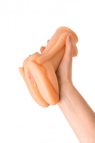 Удобный мастурбатор телесного цвета в виде женского торса Juicy Pussy Honey Drop