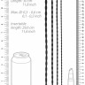 Набор из четырех стимуляторов уретры из разных по диаметру звеньев Spiral Screw Plug Set