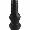 Реалистичный анальный фаллоимитатор с рельефной поверхностью и мошонкой