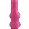 Реалистичный анальный фаллоимитатор с рельефной поверхностью и мошонкой