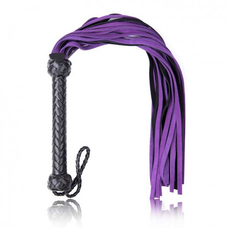 Многохвостая черно-фиолетовая плеть