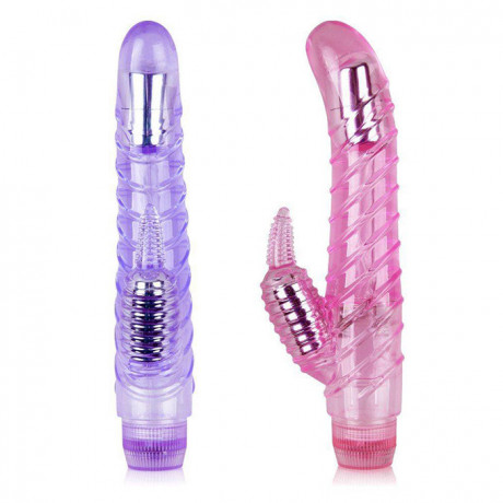 Классический женский G-вибратор с отростком для клитора