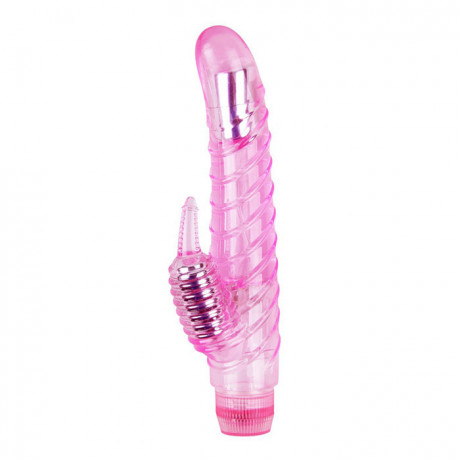 Классический женский G-вибратор с отростком для клитора