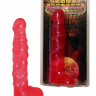 Анальный стимулятор в виде фаллоса с мошонкой DD