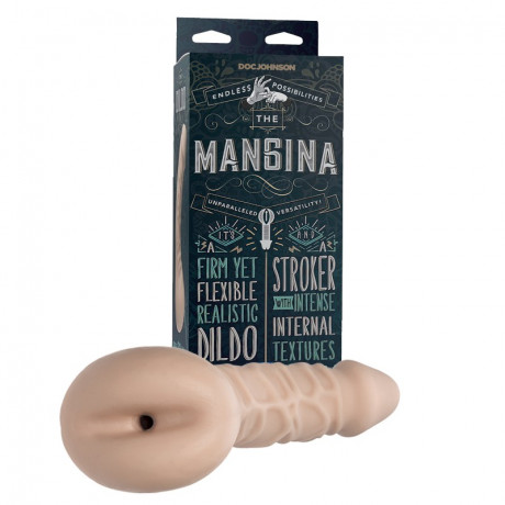 Мастурбатор с фаллоимитатором The Mangina