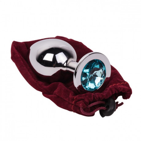 Большой плаг из стали с кристаллом HIGH SKY