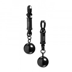 Зажимы на соски с утяжелителями Tom of Finland Barrel Nipple Clamps