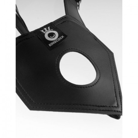 Стильный пояс для страпона без штырька King Cock Play Hard Harness