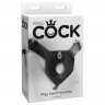 Стильный пояс для страпона без штырька King Cock Play Hard Harness
