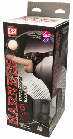 Трусики для страпона в комплекте с тремя насадками WOMAN LONG