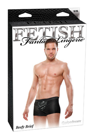 Боксеры со съемным клапаном черные, S/M