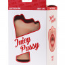 Реалистичный мастурбатор-рот телесного цвета с красными губами Juicy Pussy Juicy Lips